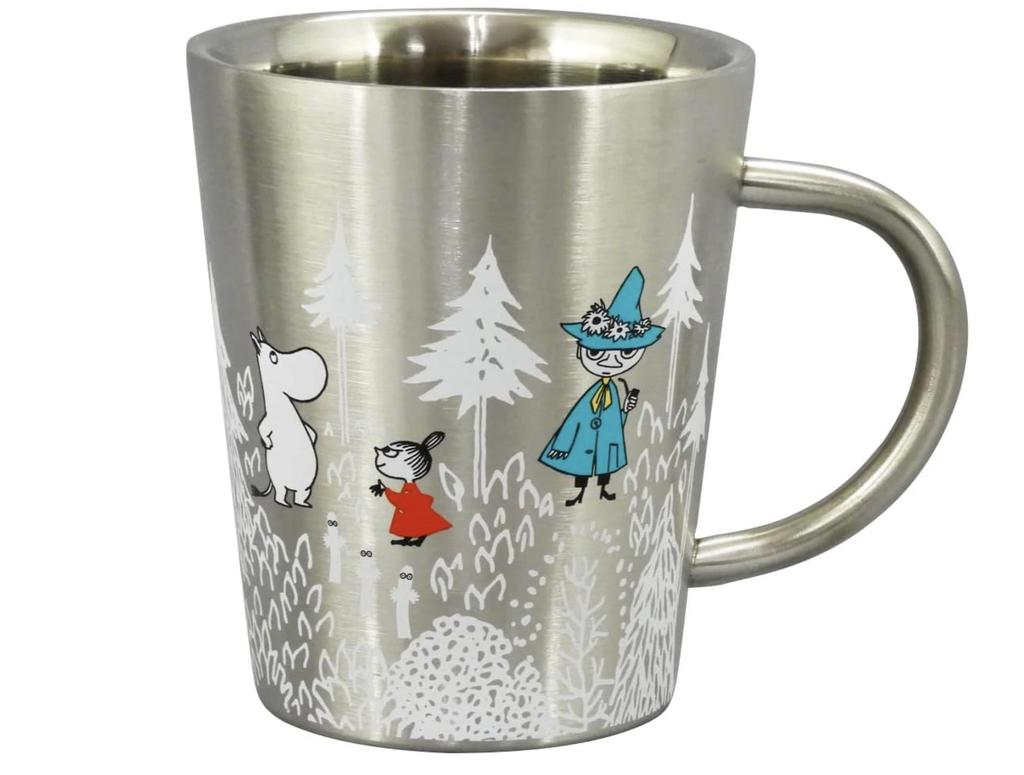 Moomin Mumin Double Layered Mug Forest Yamaka Japan