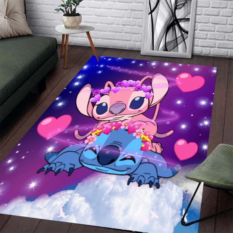 Stitch Pattern Carpet for Sleeping By The Sea - Slip-resistant Kitchen, Outdoor Carpet Home and Bedroom Decor Item Birthday Gift