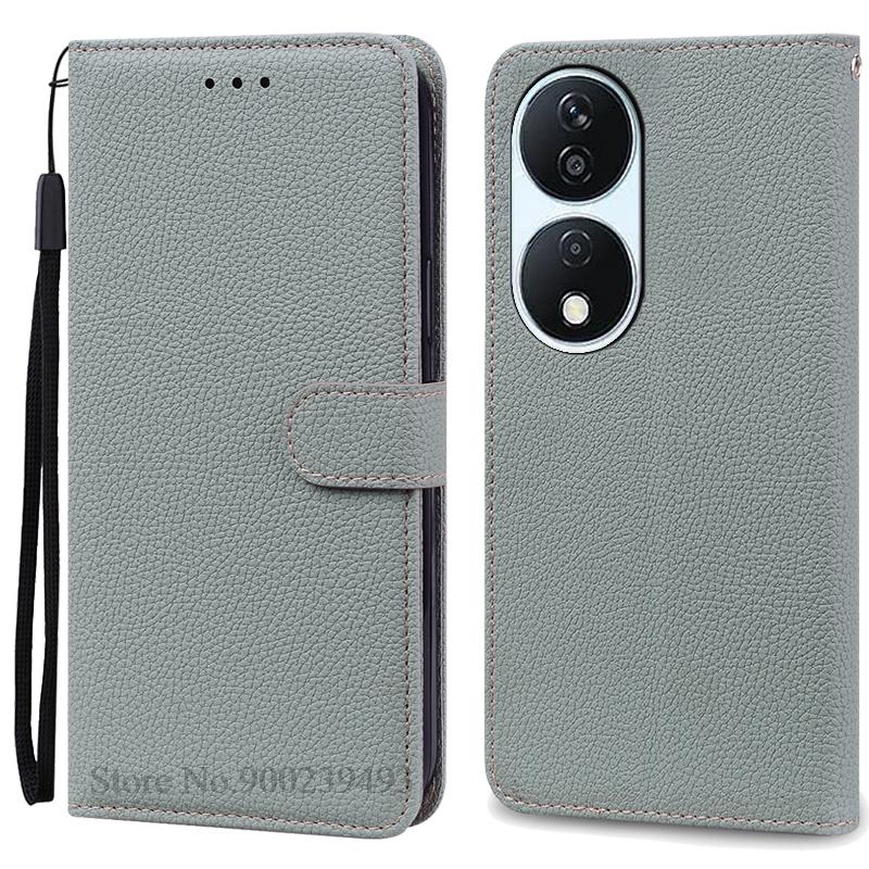 Чехол-кошелек для Honor 90 Smart Case, кожаный флип-чехол, чехол-книжка для Honor 90 Smart 5G, мягкий силиконовый чехол-книжка Fundas