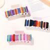 1Pc Fashionable Book Shaped Women's Hair Clip - Perfect Teacher Thank You Gift, Suitable for Thick Hair, Cute PVC Hair Clip Hair Claws Claw Clips