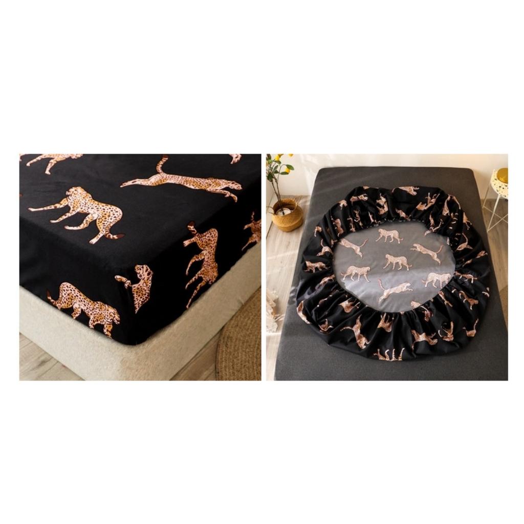 Принтованная простыня для спальни, дома, отеля, светло-бежевая, мягкая и удобная