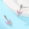 Original Charms Beads Copper Pink Candlelight Dinner Pendants For Woman Romantic Sense Of Ceremony Diy Jewelry