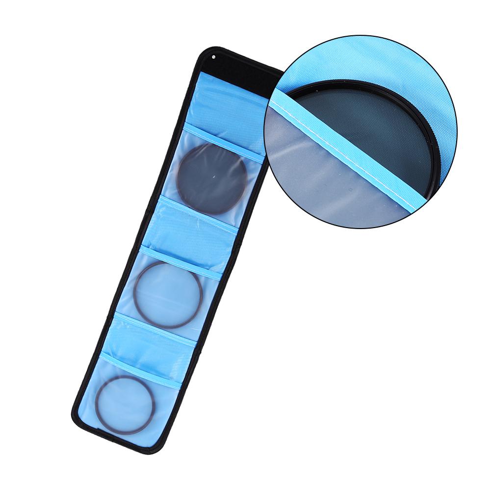 3 кармана сумка для камеры фильтр кошелек адаптер объектива фильтр чехол кольцо сумка для хранения чехол