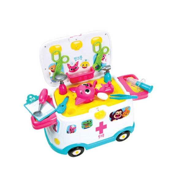 Pinkfong 119 Игровые наборы «Больница скорой помощи», разноцветные, популярные корейские игрушки