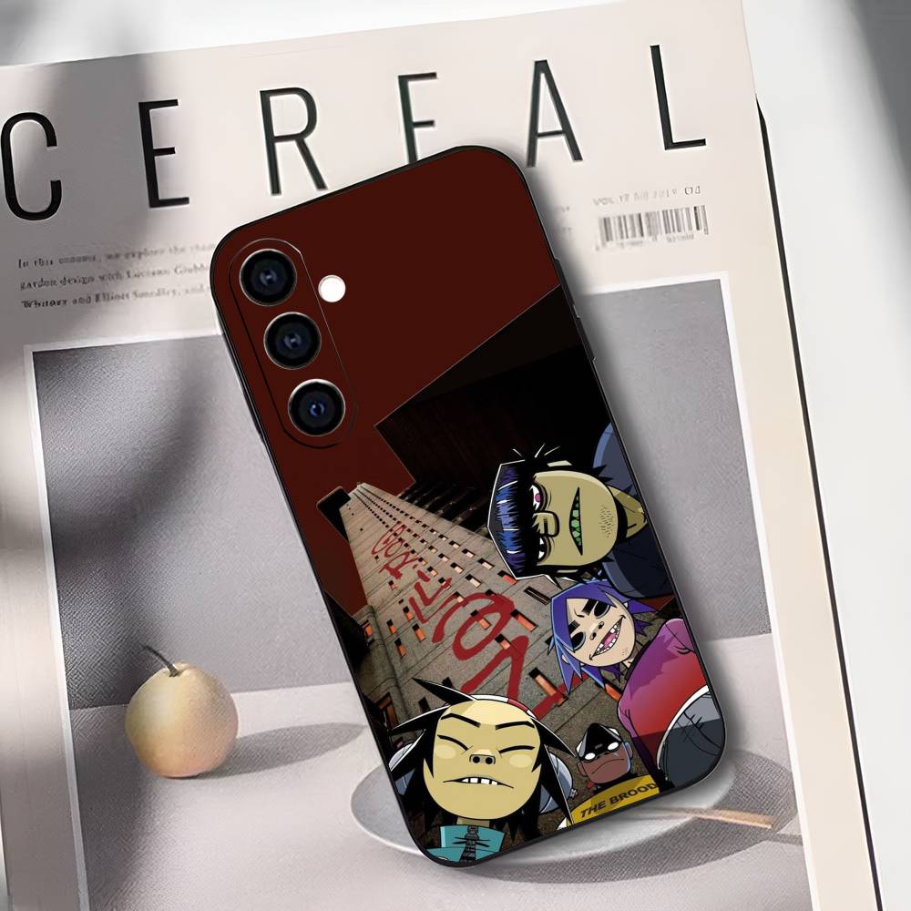Rock Band G-gorillaz Phone Case For Samsung Galaxy A73,A72,A71,A70,A53,A52,A51,Others Soft Black Cover