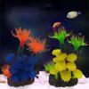 Silicone Artificial Coral Lifelike Undersea Water Plants Creative Sea Anemone  Fish Tank