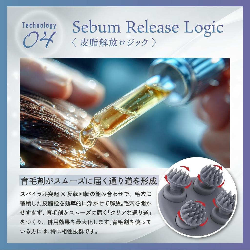 Kyogoku Щетка-массажер для головы Scalp Sync 4D, электрическая, для домашнего ухода и салонов, эксклюзивный продукт, одобрено парикмахером - - -
