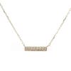 K10 Yellow Gold Diamond Necklace L&Co 66-7606