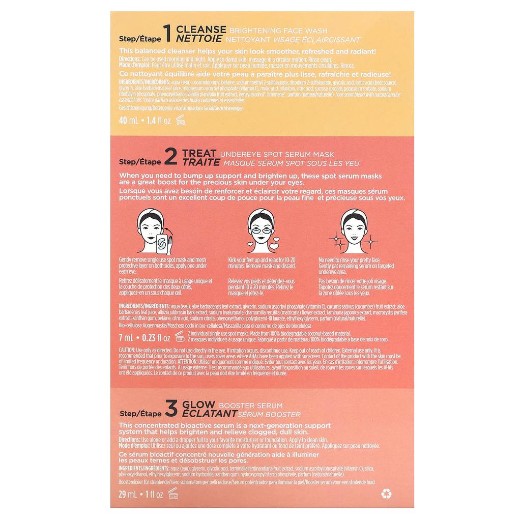 Pacifica Набор для ухода за кожей Glow Baby, набор из 3 предметов