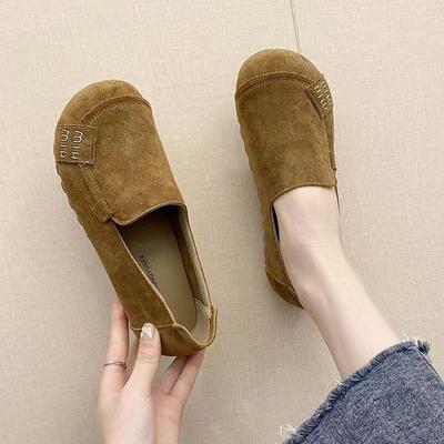 2025 новые туфли Boken женские матовые повседневные на мягкой подошве одинарные туфли женские туфли для работы мамы на плоской подошве туфли-бини