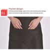 12pcs Polyester Woman Apron With Pockets Convenient And Stylish Kitchen Quick-drying