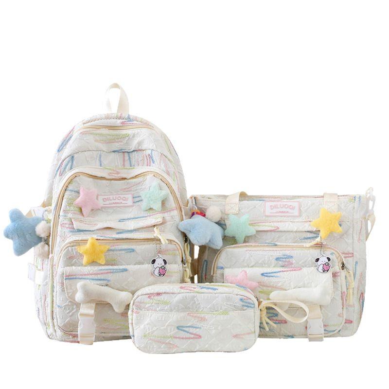 Новый школьный рюкзак для учеников начальной школы Девочек Учеников средней школы Детский школьный рюкзак