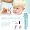 1PC Baby Hair Clippers Silent Kids Hair Trimmers Chargeable Waterproof Professional Cordless Hair Clipper For Babies Children