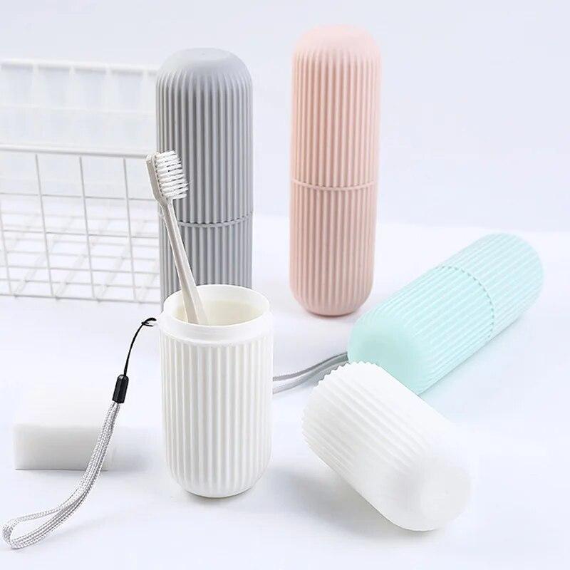 Portable Travel Toothbrush Case Electric Toothbrush Handle Storage Holder Storage Case Anti-Dust Cover Toothpaste Holder Box