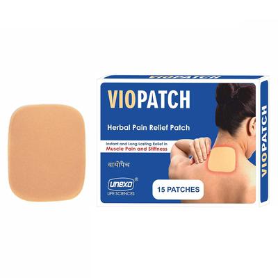 Пластыри для снятия боли и скованности в мышцах (15 шт), Herbal Pain Relief Patch from Muscle Pain and Stiffness (15 pcs), Viopatch
