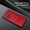 For Xiaomi 11T 11T Pro PU Leather Magnetic Ring Soft Edge Anti-Drop Anti-Fingerprint Phone Case
