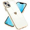 Protection Case - PROSHOP - for iPhone 13 - Soft TPU - Luxury Shockproof - Heart Pattern