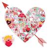 100Pcs Cartoon Halloween Christmas Valentine's Day Stickers for Luggage Laptop Skateboard DIY Crafts Fashion Vinyl Decals