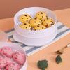 1Set Steamed Food Bowl With Lid Mantou Steaming Drawer Large Capacity Steamed Rice Box Household Cooking Pot Plastic