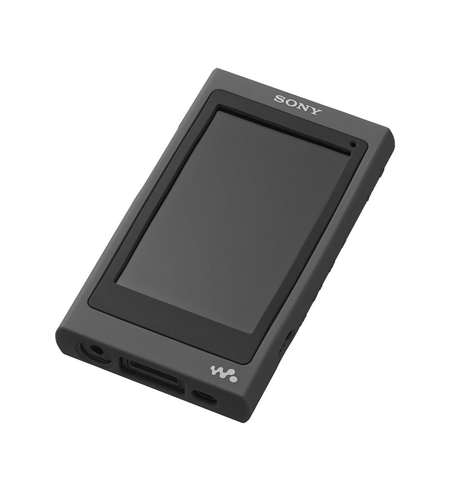 Sony Оригинальный силиконовый чехол Walkman Угольно-черный B для серии NWA30 CKM-NWA30 CKM-NWA30