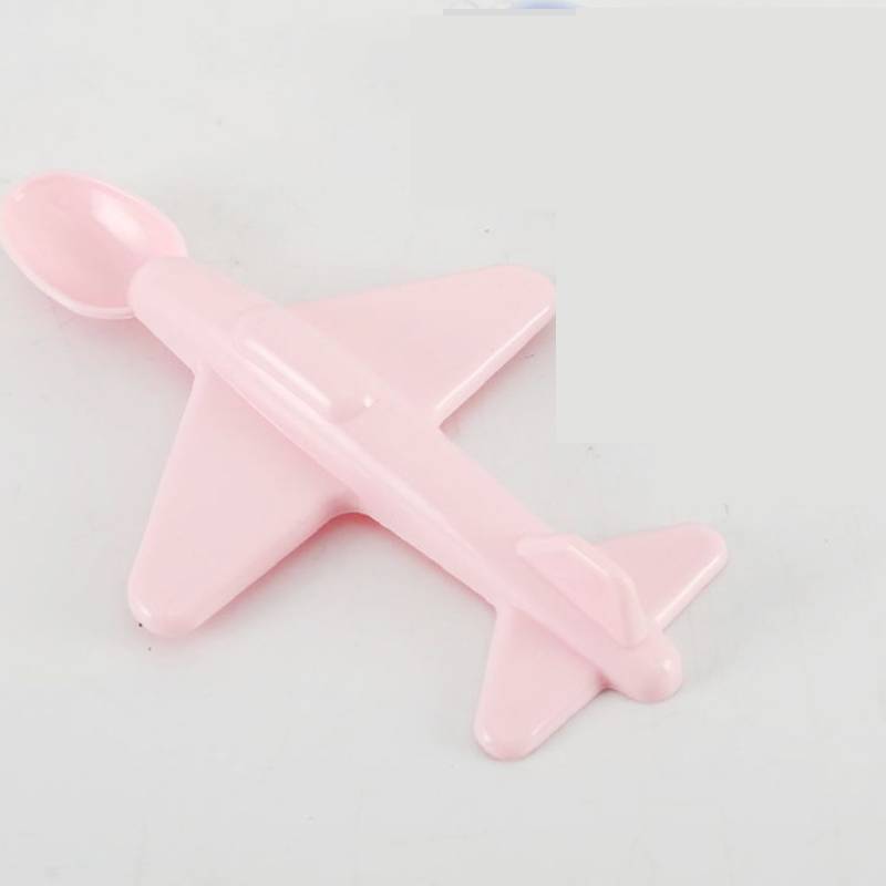 Childrens Airplane Shaped Plastic Spoon With Cute Design For Kids Meals And Gifting