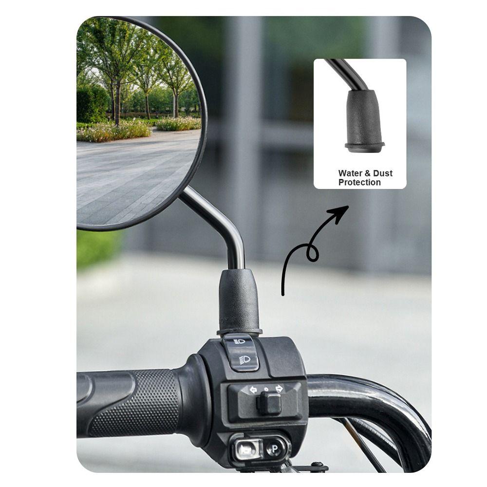 ABS Motorcycle Rearview Mirrors 8MM Screw Thread Bike Modified Mirrors Electric Bikes