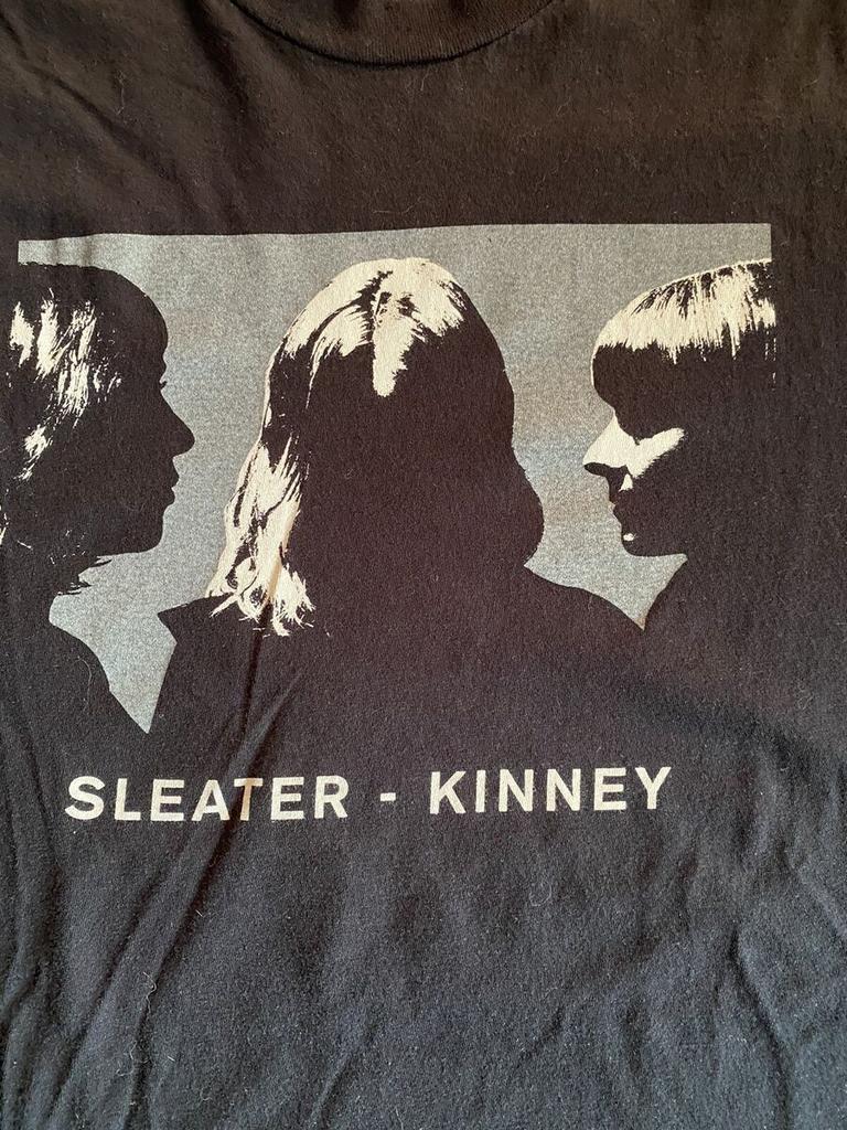 Винтаж Sleater Kinney Хлопок Короткий рукав Размер S до 4XL Футболка BT223 Унисекс Футболка