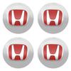 4Pcs 56mm 60mm Black Silver Hub Cover Hub Center Sticker For H Honda Accord Car Wheel Decoration Car Wheel Center Cap Metal aig256