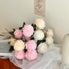 3-Head Artificial Peony Flower Decoration for Home and Wedding Arrangements