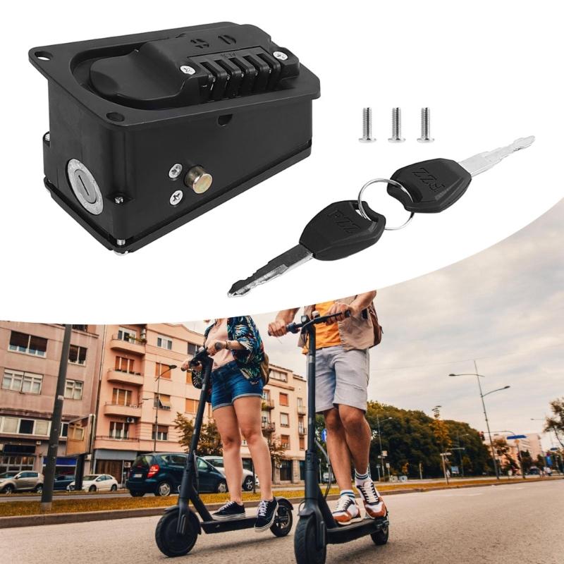 Замок на отсек аккумулятора от кражи с защитой порта для зарядки Крышка платы соединения замка аккумулятора электровелосипеда