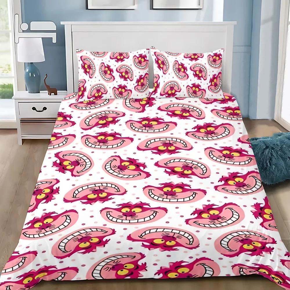 Мультяшный Алиса в Стране Чудес Пододеяльник Наволочка Алиса Принцесса Комплект Постельного Белья Взрослый Мальчик Девочка Украшение Спальни Детский Подарок