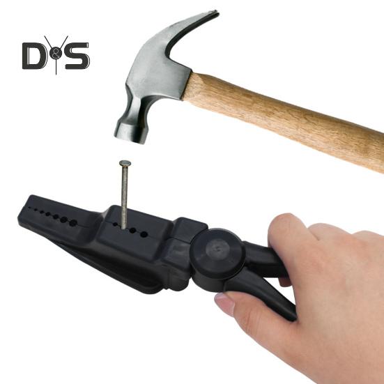 Плоскогубцы для гвоздей с несколькими канавками Безопасные плоскогубцы для молотка Эргономичная ручка Многофункциональные зажимы для молотка Держатели гвоздей