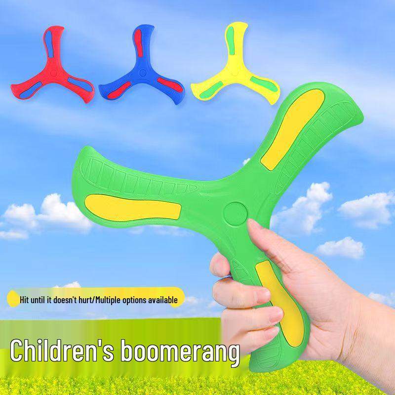 Безопасный мягкий фрисби и бумеранг из ЭВА для подростков и детей для занятий спортом на открытом воздухе