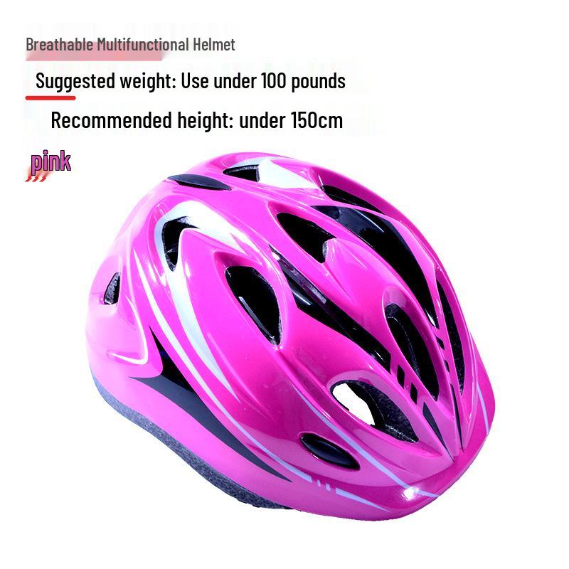 Детский комплект защитной экипировки для скейтборда и велосипеда с защитным шлемом и наколенниками