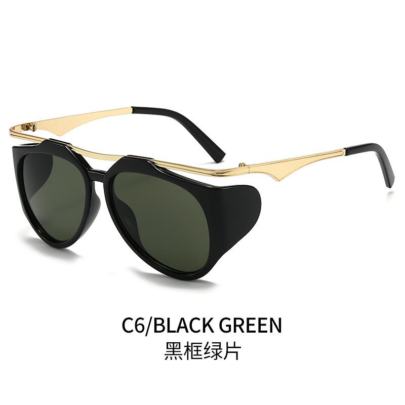 Cool square glasses European and American YK sunglasses women's tide special-shaped sunglasses women's INS wind anti-ultraviolet sunglasses