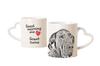 Great Dane I - cup with a dog, adorable cup with a heart-shaped handle, universal gift from the Art-Dog brand