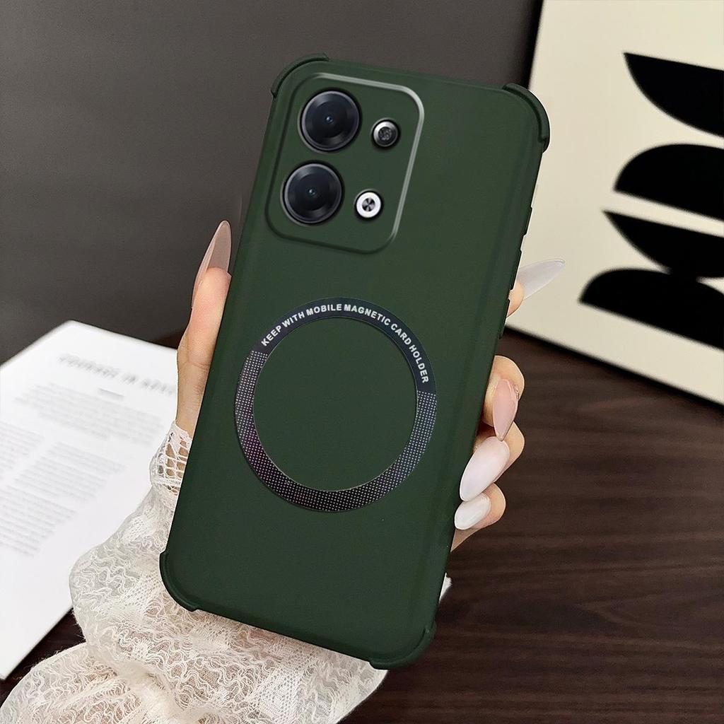 Чехол для Vivo Y21 5G, Y11d, Y05 с покрытием Skin-Feel, матовый, с магнитом, усиленные углы с подушками безопасности, противоударный бампер