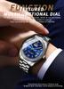 BINBOND Luxury Men's Quartz Watch Casual Waterproof Night Light Calendar Men's Quartz Watch Relogio Masculino