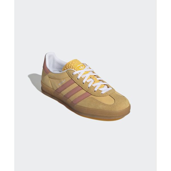 adidas Gazelle Indoor Semi Spark Wonder Clay Женские кроссовки Желтый облачно-белый IE2959