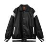 Кожаная куртка мужская бейсбольная форма весна новый тренд куртка корейский стиль свободный повседневный топ