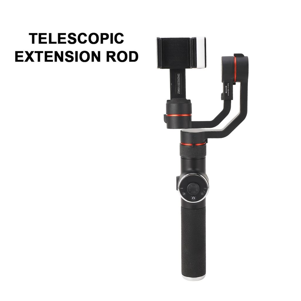 Легкий ручной стабилизатор с держателем для вспышки для смартфонов и экшн-камер