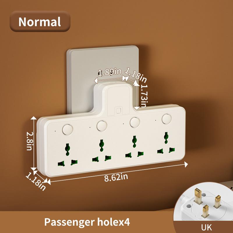 British Standard Hong Kong Malaysia Singapore One to One Multi hole Universal Port with Night Light USB Travel Socket Converter