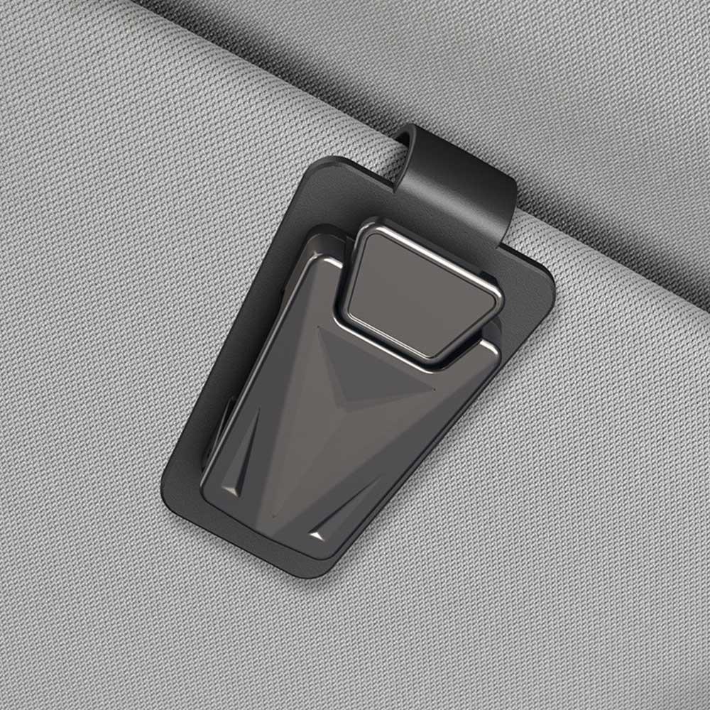Convenient Sunglasses Holder Metal Buckle Automobile Glasses Organizer  for Car Visor