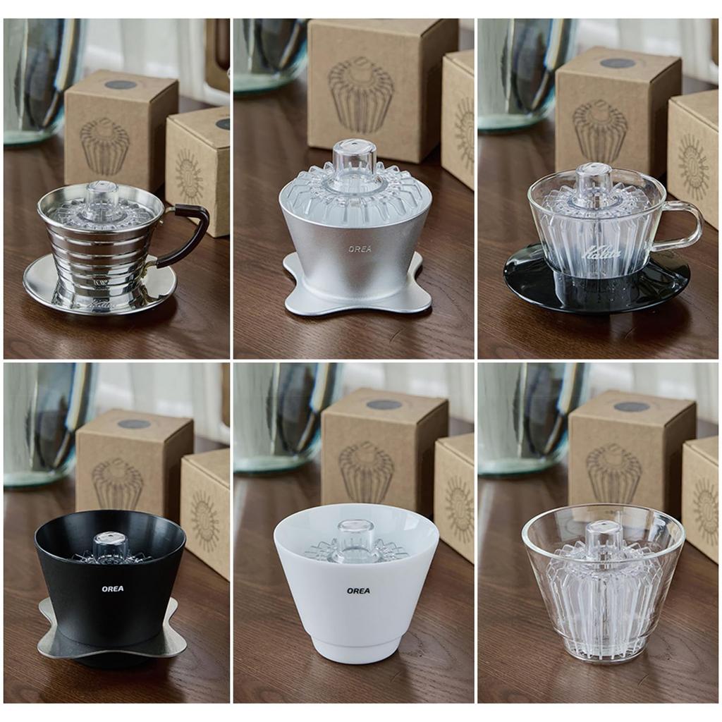 BERGBUCH Инструмент для ополаскивания с плоским дном "1021" для воронки Wave, Бумага для кофейных фильтров из высокоэффективной смолы тритан, Плоский волновой фильтр