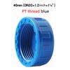 1Pc Pvc Female Thread End Cap Connector 1/2 3/4 1 1.2 1.5 2 Inch End Connector 20 25 32 40 50 63Mm Water Pipe Adapter