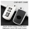 Fashion Car Remote Key Case Cover for Toyota Avalon Camry Corolla RAV4 Highlander Auris CHR Land Cruiser Shell Fob Keychain Accessories