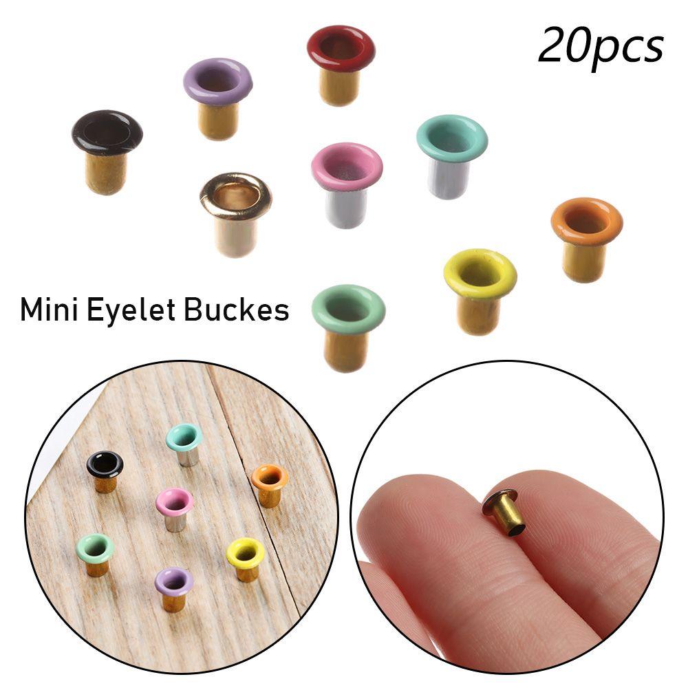 Clothes Mini Ultra-small Doll Bags Accessories Metal Eyelet Buttons Diy Dolls Buckles Belt Buckle