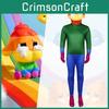Crybaby Costume Cosplay Rainbow Kids Stage Show Jumpsuits Halloween Party Gift