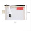 Transparent Nylon Mesh Pencil Pouch Toiletry Carry Pouch Portable Organizer Sticker Tape Accessories