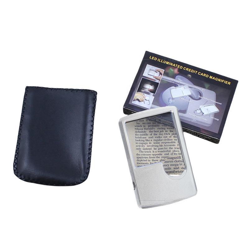 Chuda 4B-3 Portable Square Magnifier with Light & Dual Mirror